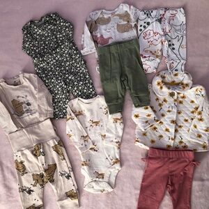 Baby Girl Outfit Bundle - 10 Pieces!